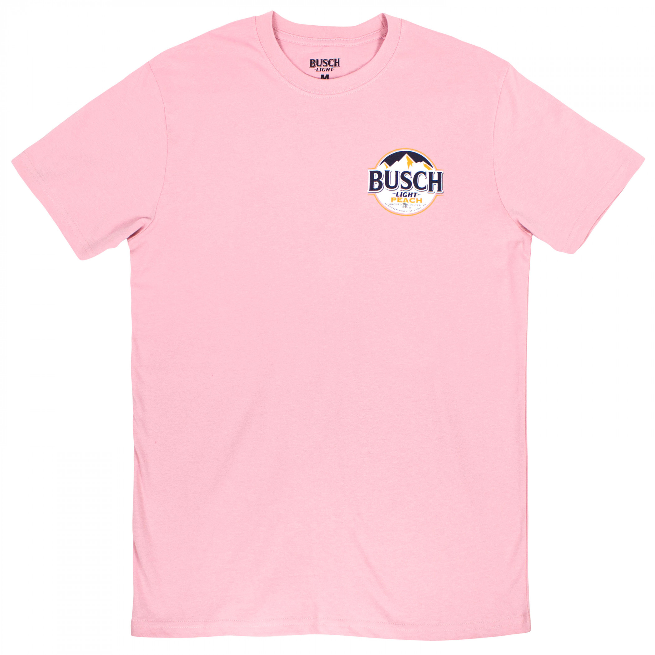 Busch Light Just Peachy Front and Back Print T-Shirt